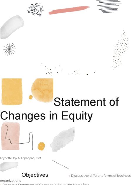 Image result for Equity Changes Explained