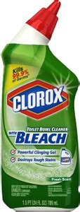 CLOROX Toilet Bowl Cleaner with Bleach-Fresh Scent Original Gel Toilet ...