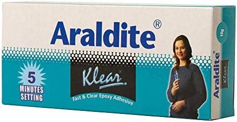 Araldite 1543208 KLEAR 10g (5 minute transparent epoxy adhesive) Pack ...