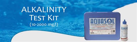 AQUASOL Alkalinity Test Kit (10-2000 Mg/L), Aqua : Amazon.in: Pet Supplies