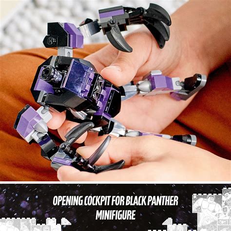 LEGO Marvel Black Panther Mech Armor 76204 Building India | Ubuy