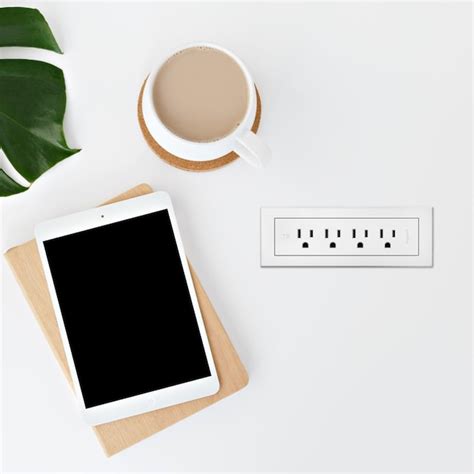 Legrand 6-ft 4-Outlet 2-USB Ports Indoor White Power Strip in the Power ...