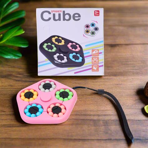 Spinner Cube Rotating Fidget Toy-1 – Kids Bestie