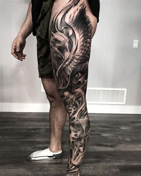 tattoo leg sleeve ideas male
