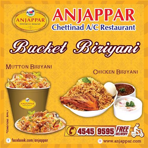 Menu at Anjappar Chettinad Restaurant Adyar, Chennai, No 5
