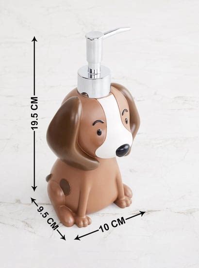 Buy Slate Polyresin Dog Soap Dispenser from Home Centre at just INR 899.0