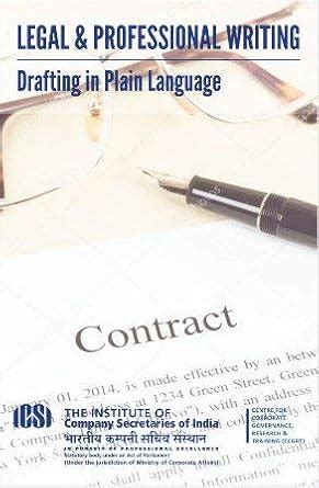 Buy Legal & Professional Writings: Drafting in Plain Language Book ...