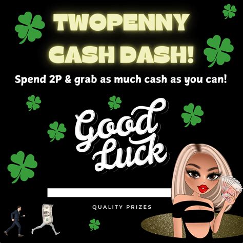 TWOPENNY CASH DASH! 2P to play! £1000 Main Prize - Quality Prizes