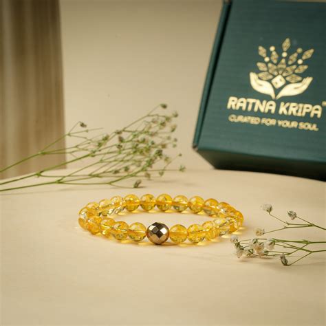Buy Citrine Bracelet for Success & Prosperity – ratnakripa