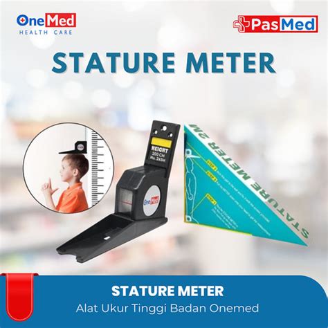 Jual Stature Meter Onemed / Alat Ukur Tinggi Badan - Onemed - Kota ...