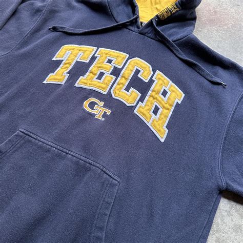 GEORGIA TECH HOODIE 🧥 ———————————————— SIZE:... - Depop