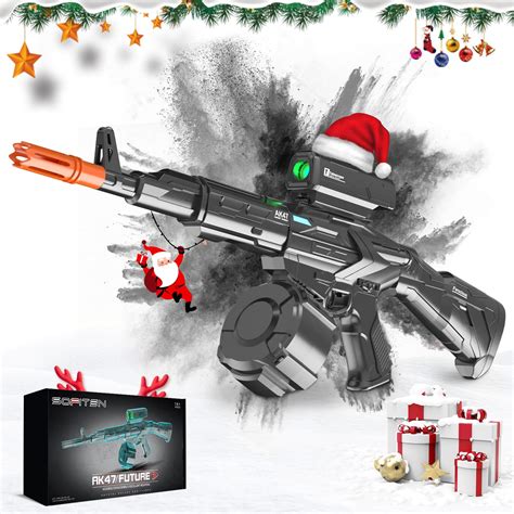 Buy BattlePro AK47-Style Gel Ball Blaster High-Capacity Splat with ...