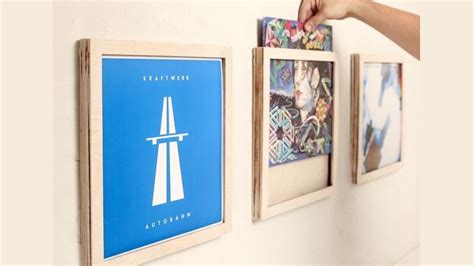 Show Off Your Favorite Albums With These DIY Vinyl Record Frames