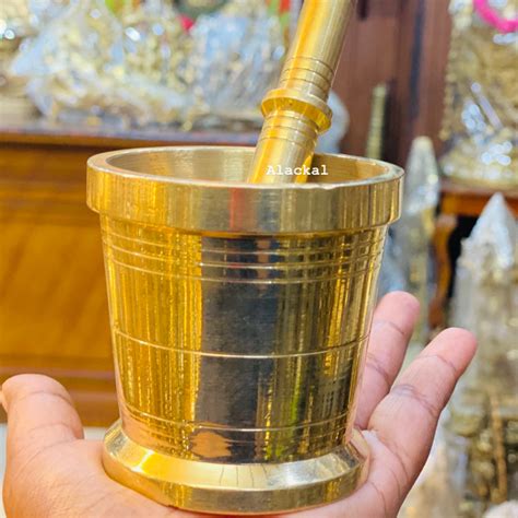 TRADITIONAL BRONZE HAND GRINDER | MORTAR AND PESTLE – Alackal Bell Metals