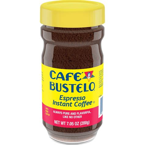 Milk Free? Cafe Bustelo, Espresso Style, Dark Roast Instant Coffee, 7. ...