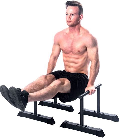 Buy Parallettes Bars - Sturdy Dip & Push Up Bars for Strength HIIT ...