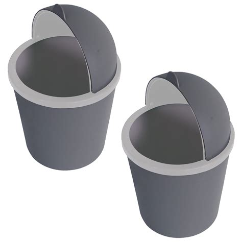Kuber Industries Table Dustbin|Plastic Swinging Lid Waste Storage ...