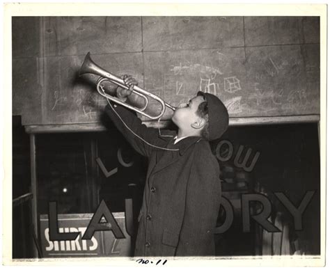 [Bugle playing boy] | 1International Center of Photography