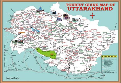 Poster Tourist Map Of Uttarakhand sl-10232 (Large Poster, 36x24 Inch ...