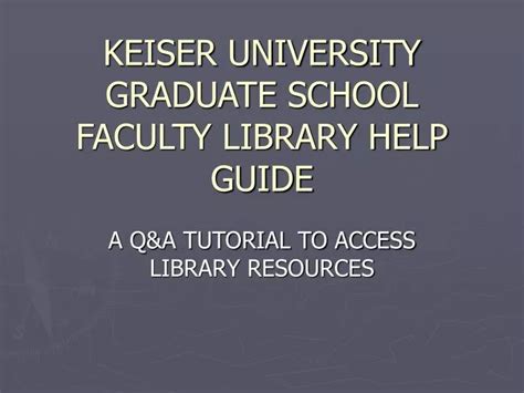Image result for Keiser Library