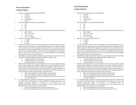 Normal Distribution Month Problems 的图像结果