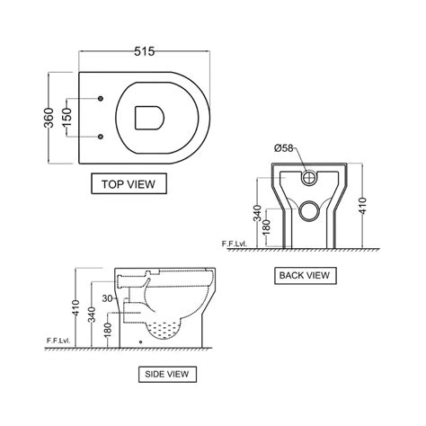 Jaquar Back to Wall White Closet WC Disabled DIS-WHT-93955P180UF with P ...