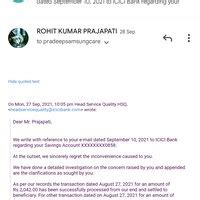 Flipkart — The refund of the said amount was successfully settled in ...