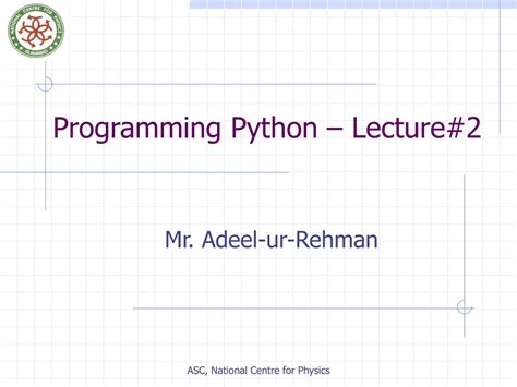Image result for Python Programming Lecture