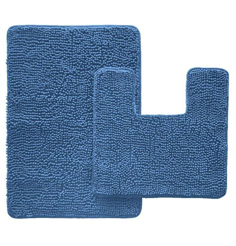 Buy GORILLA GRIP Original Shaggy Chenille 2 Piece Area Rug Set ...