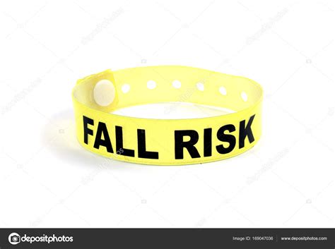 Fall risk Patient Wristband Stock Photo by ©ImagePixel 169047036