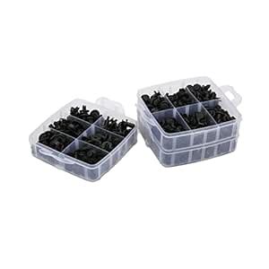 Rivets Fastener Set, Bumper Fastener 16 Size Assortment Universal Easy ...