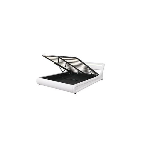 Buy Queen Lift Storage Bed with LED Headboard, Queen Size Platform Bed ...