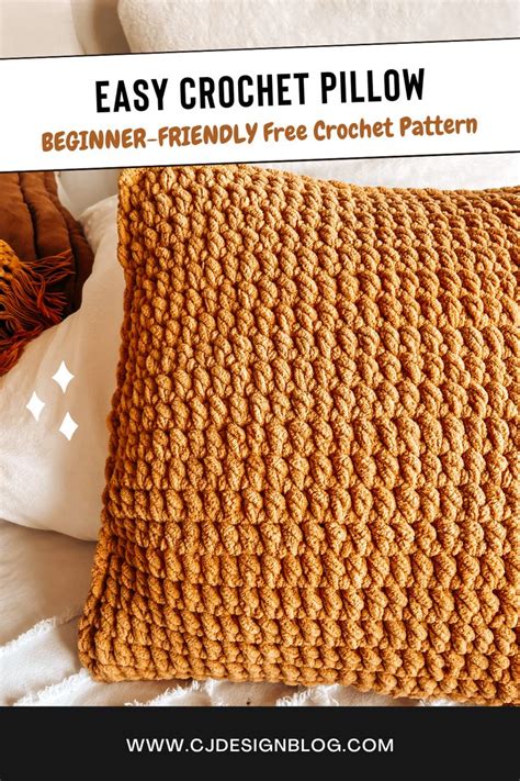 Free Crochet Pillow Pattern Tutorial 的图像结果