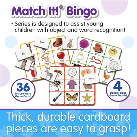 The Learning Journey: Match It! Bingo - Picture Word India | Ubuy