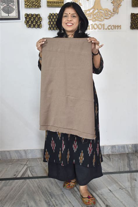 Handwoven cotton fabric - Kashish color – India1001.com