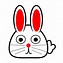 Image result for Happy Easter Bunny Black and White