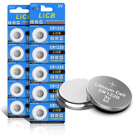 LiCB CR1220 3V Lithium Battery(10-pack) : Amazon.in: Electronics
