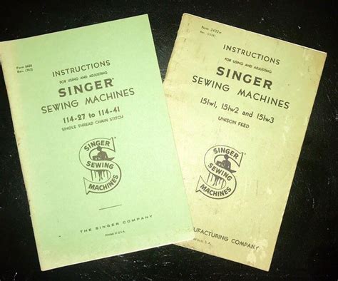 Image result for Singer Sewing Machine Operating Manuals