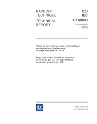 IEC/TR 60083 Ed. 5.0 b:2006, Plugs and socket-outlets for domestic and ...