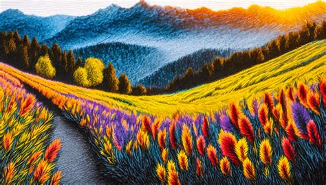 Landscape Illustration Painting Free Stock Photo - Public Domain Pictures