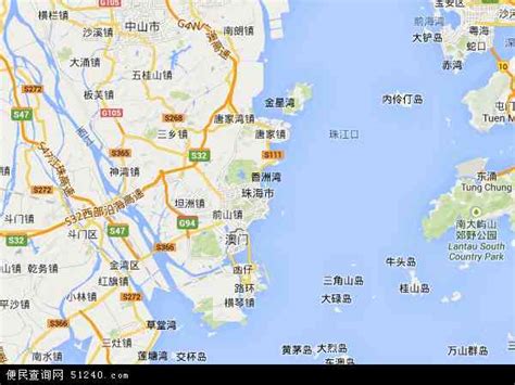 珠海市地图 - 珠海市卫星地图 - 珠海市高清航拍地图