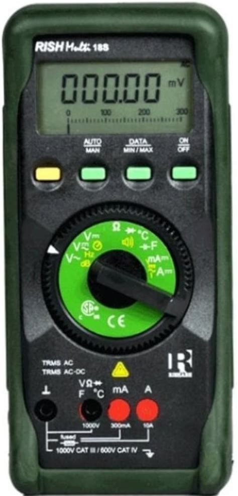 RISHABH Digital Multimeter, Black (Rish Multi 14s) : Amazon.in: Home ...