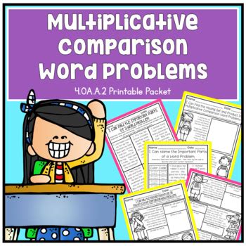 Grade 4 Additive or Multiplicative Comparison Word Problems 的图像结果