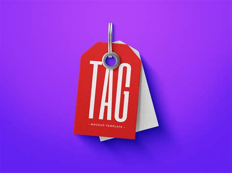 Hang Tag Clothing Label Mockup Set | Free PSD Templates
