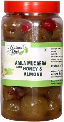Natural Diet Organic Mother Made Homemade Amla Murabba with Honey ...