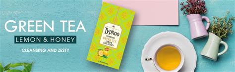 Typhoo Green Tea Lemon & Honey - 25 Heat Sealed enveloped Tea Bags ...