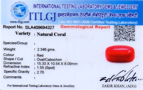 Buy certified natural red coral (moonga) gems /gemstones at best ...