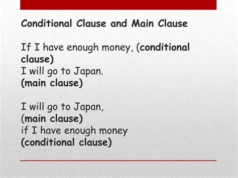 Image result for If Conditional Clause Examples