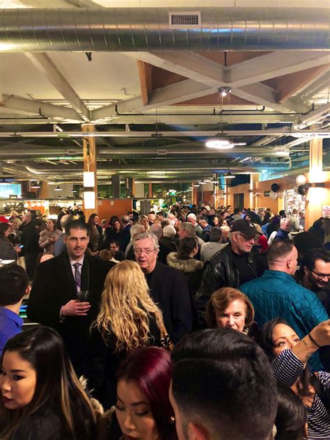 On a cold and rainy Thursday night thousands pack in to attend the ...