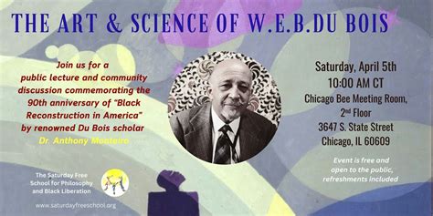 The Art and Science of W.E.B. Du Bois: 90 Years of Black Reconstruction ...